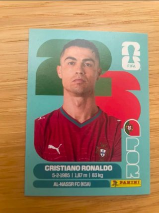 Cromo Mundial Cristiano Ronaldo 2023
