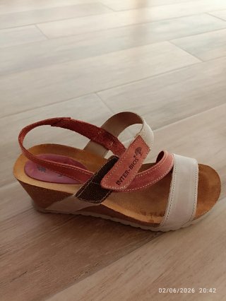 Sandalias INTER-BIOS Beige/Rosa Talla 37