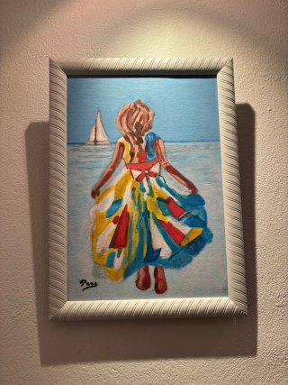 Cuadro al óleo Pareja Elegante