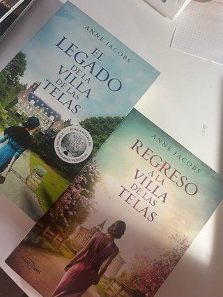2 libros de villa de las telas de Anne Jacobs