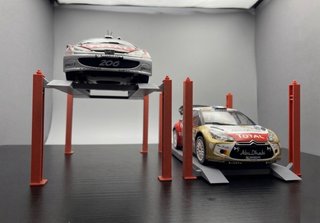 Set Elevadores Maquetas Escala 1/18 rally