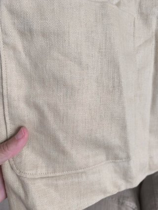 Blazer cruzado lino Levi's beige