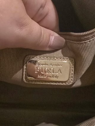 Bolso Furla Beige Piel