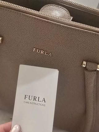 Bolso Furla Beige Piel