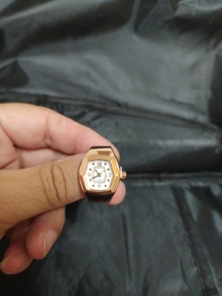 Anillo Reloj oro rosa