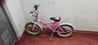 Bicicleta niña 16 Btwin Rosa