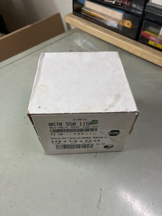 Mola taglio inox RECA 115x1,6x22,23 PZ 50