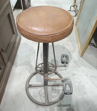 Taburetes banco bar forma de bicicleta