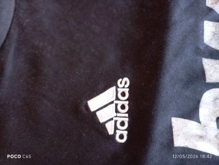 Maglietta calcio Adidas Real Madrid nera e arancione