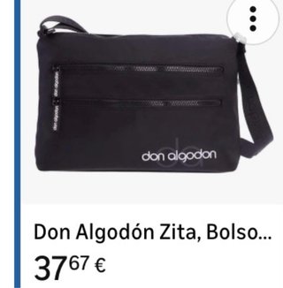 Bolso Don Algodón Negro