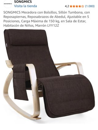 Sillón Mecedora Marrón