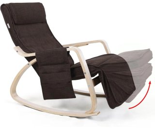 Sillón Mecedora Marrón