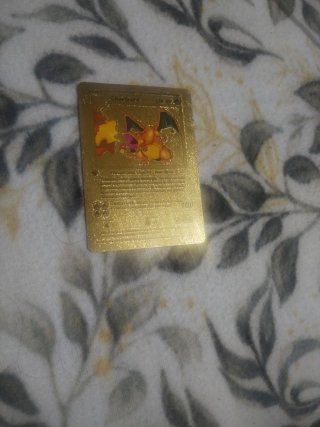 Carta Pokémon Dorada Charizard Etapa 2