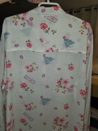 Camisa Springfield floral manga larga T.42