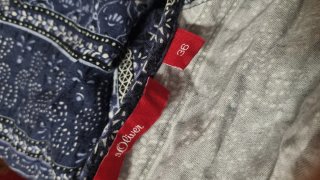 Vestito estivo fantasia blu e bianco