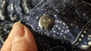 Vestito estivo fantasia blu e bianco