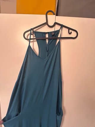 Mono mujer azul