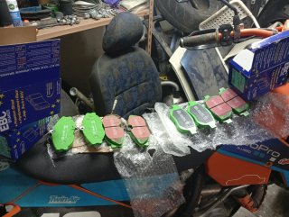 Pastillas EBC Delanteras 206 rc/ Traseras vts