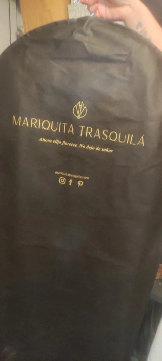 Traje Mariquita Trasquila Beige Talla xs