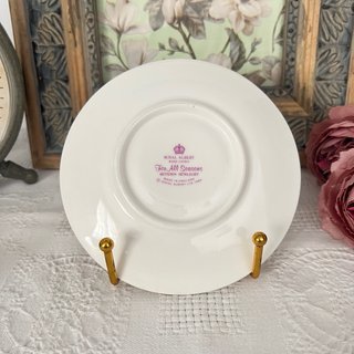 Taza y plato porcelana inglesa Royal Albert