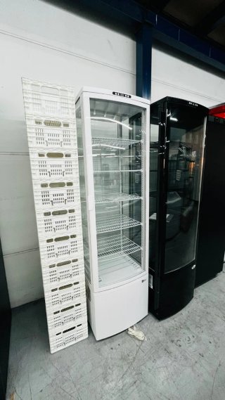 Vitrina expositora refrigerada blanca