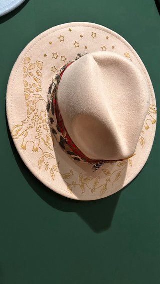 Lote 3 Sombreros Fedora Negro, Camel y Azul