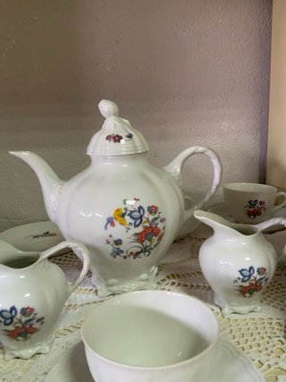 Juego de Café Porcelana Bidasoa Carlos IV
