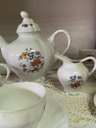 Juego de Café Porcelana Bidasoa Carlos IV