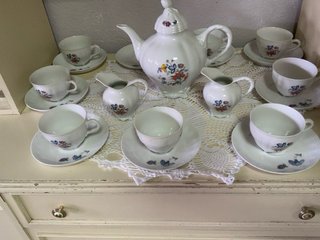 Juego de Café Porcelana Bidasoa Carlos IV