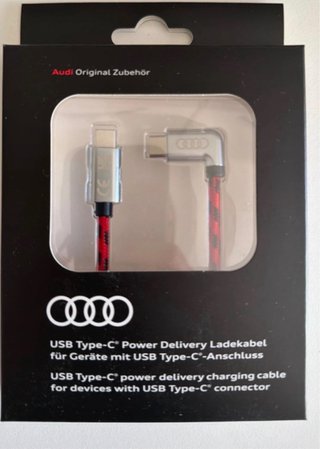 Cavo USB-C Audi Power Delivery Ladekabel