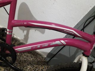 Bicicleta rosa niña