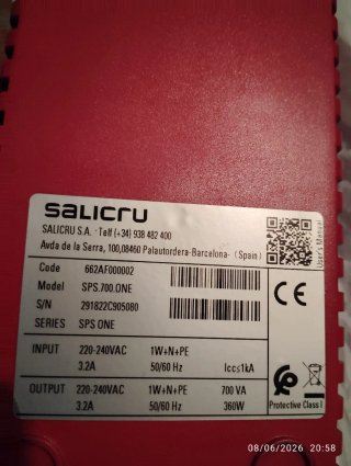 Sai Salicru SPS One 700VA V2