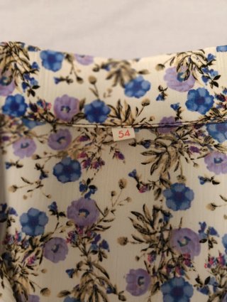 Blusa floral manga corta