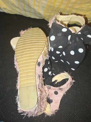 Tacones de cuña talla 35