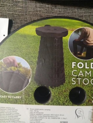 Taburete Plegable Camping