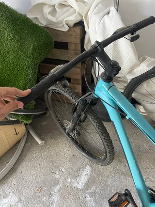 Bicicleta MTB Rockrider Turchese Taglia L