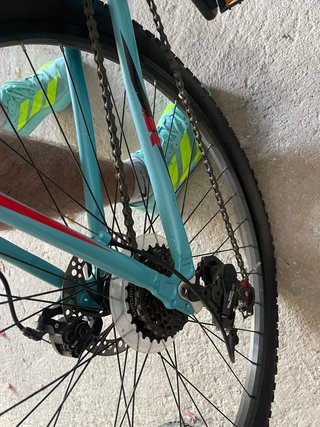 Bicicleta MTB Rockrider Turchese Taglia L