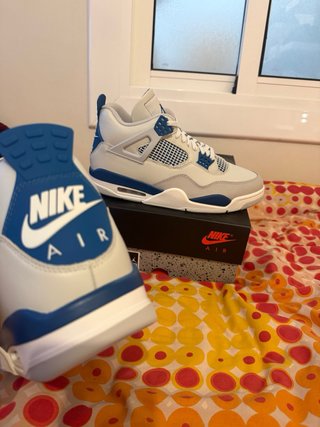 Jordan 4 Military Blue Talla 45