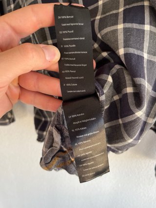 Camisa Barbour cuadros azul y gris