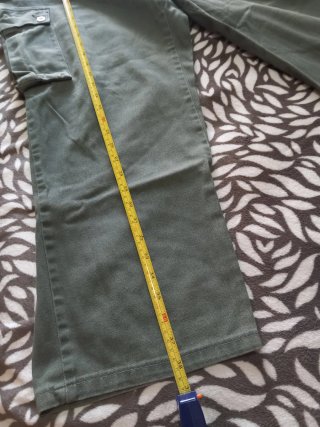 Pantalón estilo aviador verde