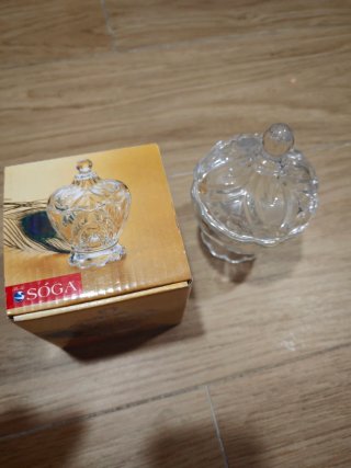 Soga Japan - Azucarero de cristal con tapa