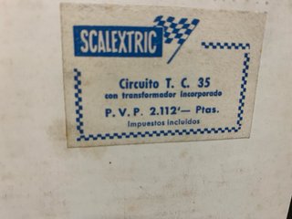 Circuito Scalextric  Seat 850 coupe TC 35 Exin