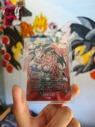 Carta Gogeta : GT (FB09-123) V.3 God rare DBS card