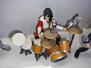 Figuras Michael Jackson y Kiss Resina