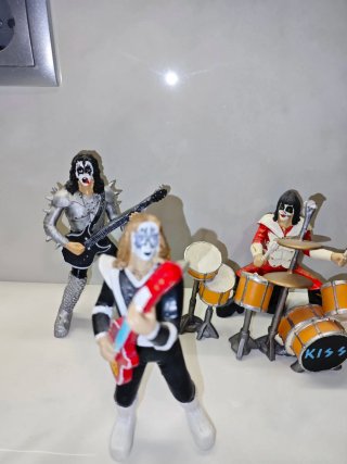 Figuras Michael Jackson y Kiss Resina