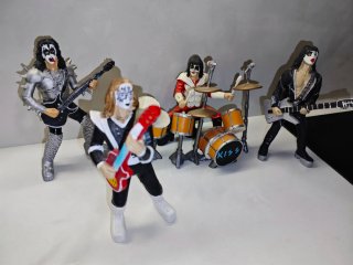 Figuras Michael Jackson y Kiss Resina