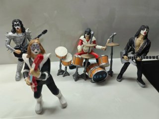 Figuras Michael Jackson y Kiss Resina