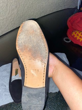 Mocasines ante negro T38,5