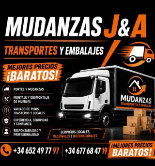 Mudanzas y portes baratos