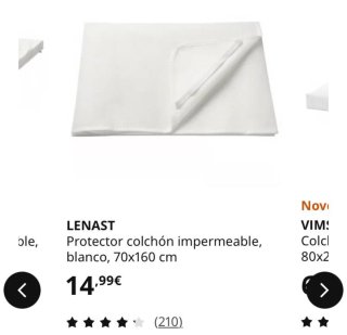 Cama infantil IKEA SNIGLAR haya 70x160